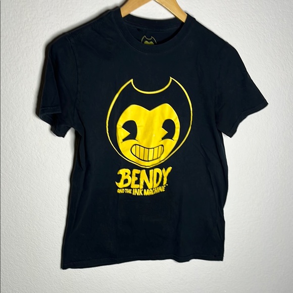 Bendy Black and Yellow Cartoon Short Sleeve Tee Size Small. - Picture 1 of 5